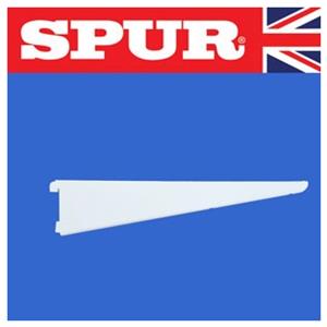 Spur® Steel Lok brackets are particularly strong they are made from 1.5mm thick steel and with a 2mm thick steel insert on the reinforced versions.   Select standard lengths by clicking the arrows above. 145mmm 220mm 270mm 320mm 370mm 470mm 470mm reinforced and 610mm reinforced.   Stacx Eff® Commerce Software © A P L Limited